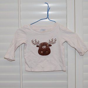 Mud Pie Baby Moose Shirt